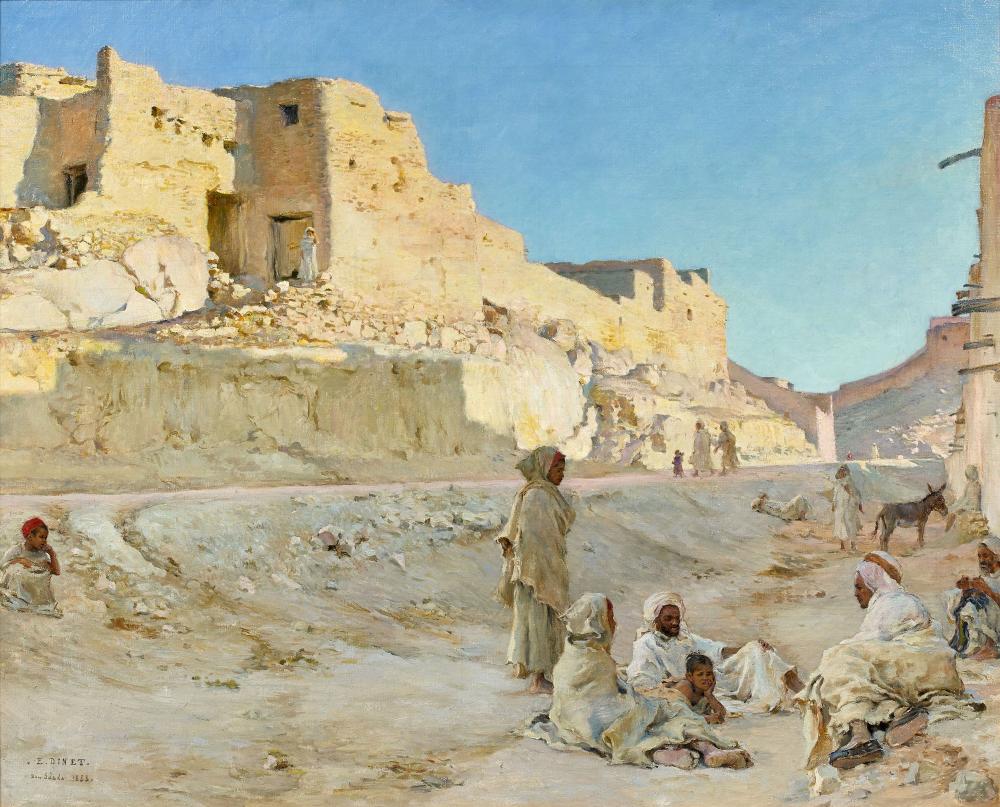 Riposando all'ombra, Bou - Saada, 1888